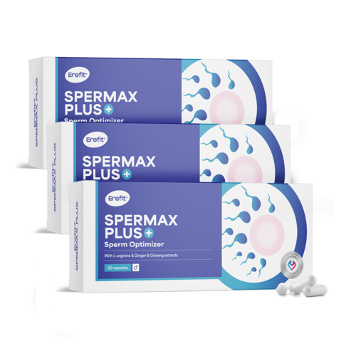 3x SpermaX Plus – Spermienunterstützung, zusammen 180 Kapseln